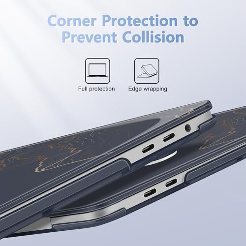 May Chen for MacBook Pro 16 inch A2141 2020 2019 Release, Screen Protector & Keyboard Cover Plastic Soft-Touch Case for MacBook Pro 16-inch with Touch Bar & Touch ID - Gradient Mountain - Image 3