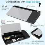 Varhomax Glass Desk Whiteboard with Wireless Charger - Image 6