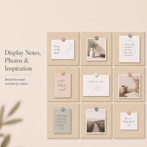 Felt Bulletin Board Tiles, Cork Board Alternative, 48 x 36 in - Image 6