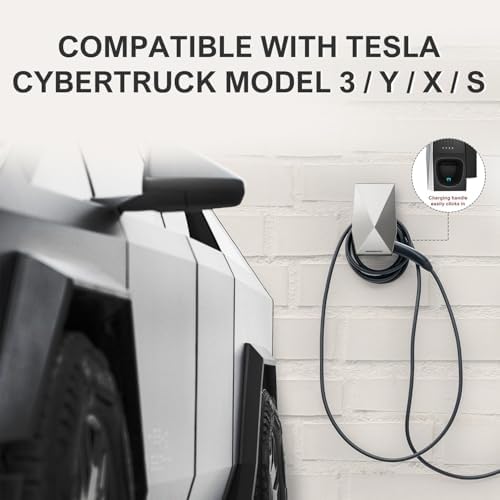 SEVEN SPARTA Aluminum Charging Cable Holder Wall Mount for Tesla Charger - Image 3