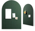 Large Arched Felt Bulletin Board 35.4''×23.6'', Pine Green by FLUXYNARA