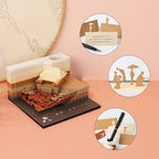 Shimizu Temple Japan 3D Paper Note Three-Dimensional Memo Pad Sticky Notes Paper Bookmark Pen Holder Creative Birthday Gift (Yellow) - Image 2