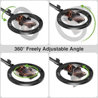 elitehood Overhead Phone Mount with Ring Light, Overhead Tripod for iPhone - Image 5