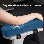 Smiry Memory Foam Office Chair Armrest Pads, Non-Slip Armrest Cushion - Image 4