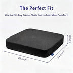 Ifoam Memory Foam Layer Wheelchair Cushion+Extra Waterproof Cover 24×24×4 - Image 2