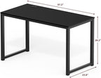 SHW 48-Inch Commercial-Grade Office Computer Desk, Black - Image 3