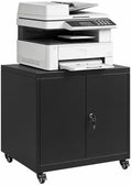 23.6"H Locking Printer Cabinet with Storage & Adjustable Shelf by Unknown