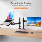 Afaloona RGB Convertible Laptop and Monitor Mount with USB Hub, Adjustable - Image 5