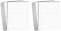 Hamilco Blank Business Cards Card Stock Paper – White Mini Note Index Perforated Cardstock for Printer – Heavy Weight 80 lb 3 1/2 x 2" – 100 Sheets 1000 Cards (Pack of 2) by Hamilco