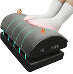 Snailax Foot Rest Under Desk, Heated Footrest with Vibration, Feet Warmer by Snailax
