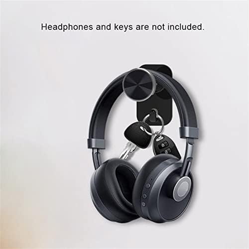 Headphone Holder Headphones Stand Universal Headphone Headset Hanger Wall Hook Telescopic Design Earphone Holder Gaming Headphones Stand Rack for PC Gaming, Office Headset Stand (Color : White) - Image 6