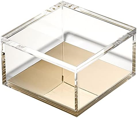 OfficeGoods Acrylic Desk Organizer with Gold Base, Large - Image 3