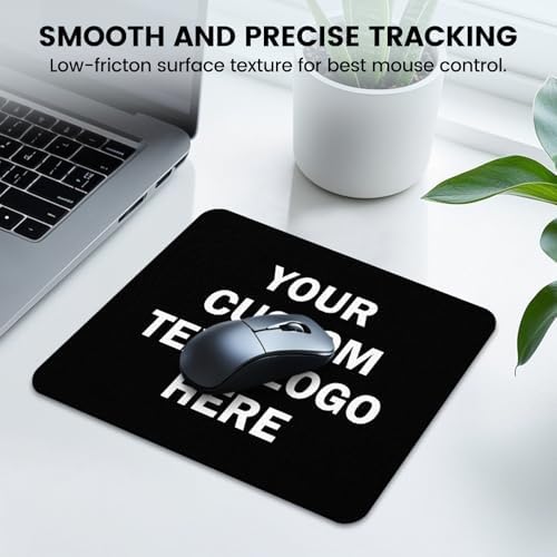 50 Pack Custom Mouse Pad Bulk with Photo Logo, Personalized Laptop Desk Mat - Image 4