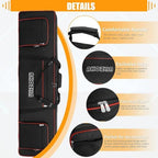 AKOZLIN 88 Key Keyboard Case, Soft Padded Keyboard Gig Bag, Piano Bag - Image 4
