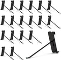 HUHOLE 50 Pack 6 Inch Black Gridwall Hooks Metal Display Hangers by HUHOLE
