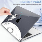 May Chen for M5 MacBook Air 13.6 Inch Case 2026 2025 2024-2022 Release M5 A3449 M4 A3240 M3 A3113 M2 A2681, Plastic Hard Shell Case for MacBook Air 13.6" with Retina Display, Cute Astronaut - Image 4