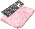 2-in-1 Ergonomic Keyboard Stand with Wrist Rest, Pink Marble by abcmat