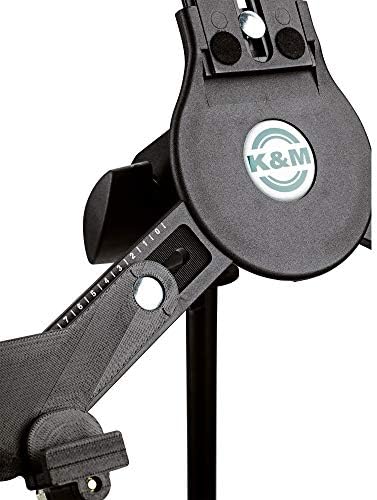 K&M - Konig & Meyer 19790.516.55 - Universal Tablet iPad Holder for Mic Stand - Switch Landscape to Portrait - Professional Grade for all Musicians - Studio or Remote Home Use - German Made - Black - Image 6