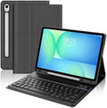 Keyboard Case for Samsung Galaxy Tab S10 Lite / S10 FE / S9 FE 10.9 Inch & S9 11 Inch Case with Keypad, Detachable Magnetic Key Board Cover with S Pen Holder for Galaxy Tablet S10 Lite 2025, Black by SENGBIRCH