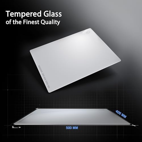 ASUS ROG Moonstone Ace L Glass Gaming Mouse Pad – 19.7” x 15.7”, Ultra-Smooth Matte Tempered Glass for Quiet Ultrafast Glides, Impact/Scratch Resistant, Easy to Clean, Anti-Slip Silicone Base - White - Image 3
