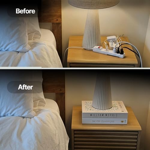 Book Shape Decorative Cable Management Box - Expandable Cable Organizer Box with Magnetic Closure for Home & Office (LoveFinds, Standard) - Image 5