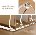 SANRUI Clear Acrylic Mail Sorter Desk Bill Organizer Holder, 5 Compartments - Image 6