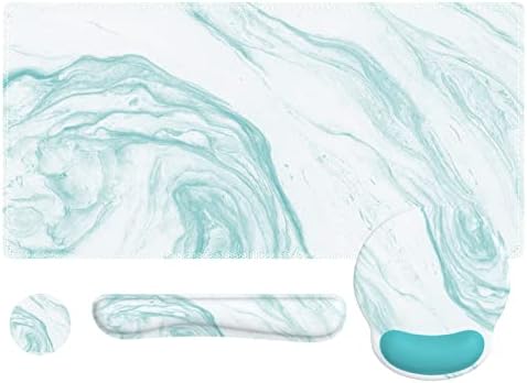 iLeadon Desk Mat with Wrist Rest,Large Gaming Mouse Pad with Wrist Rest by iLeadon