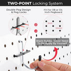 INCLY 312PCS Peg Board Organizer Accessories Kit for Organizing Tools - Image 6