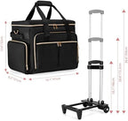 Rolling Teacher Bag with Wheels, Teacher Tote Bag Fits 15.6" Laptop - Image 6