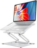 Urmust Adjustable Laptop Stand for Desk, 10-15.6“ Laptop Riser, Silver by Urmust