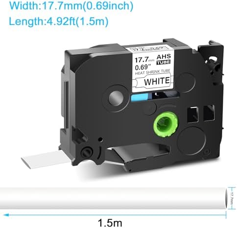 GREENCYCLE 4 Pack Compatible for Brother Ptouch HSe-241 - Image 2