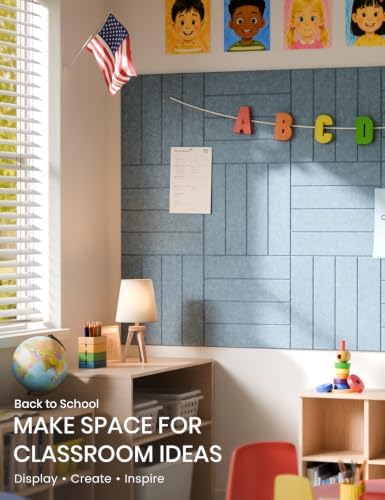 Fluxynara Felt Bulletin Board & Cork Board Alternative 48'' x 36'' - Image 4