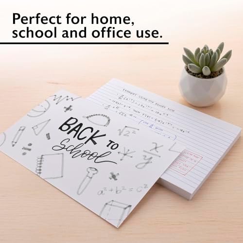 BAZIC Products White Ruled Index Cards, 5 x 8 in, 50 Ct, 36-Case - Image 4