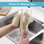 HOMEXCEL 50PK Microfiber Cleaning Cloth, Cleaning Rag for Home, 11.5x11.5in - Image 6