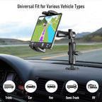 Aluminum Heavy Duty Tablet Mount Car Holder Dashboard for Truck and Vehicle - Image 6