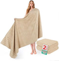 American Soft Linen 100% Cotton Luxury Turkish Towels, 2PC 35x70 Bath Sheet by AmericanSoftLinen