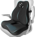 Seat Cushion,Lumbar Support Pillow for Office Chair, Cooling Mesh Office Chair Cushions for Sciatica,Tailbone &Back Pain Relief,Ergonomic Memory Foam Back Support Pillow for Desk,Gaming Car Chair by JIPORIER