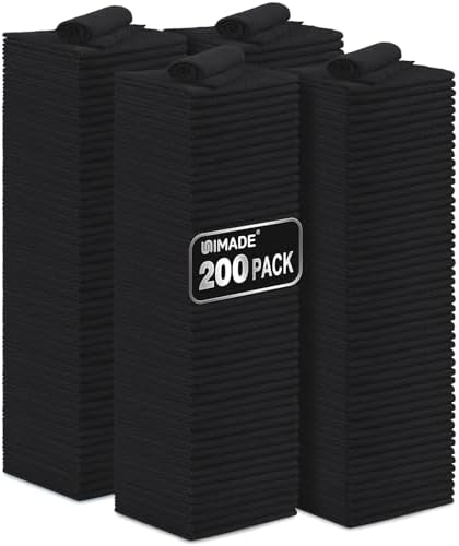 UNIMADE Microfiber Cleaning Cloth, 200 Pack Microfiber Towels for Cars by Unimade