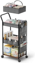 BBLIKE Diaper Caddy Organizer, Baby Cart with Basket and Side Pockets by BBLIKE