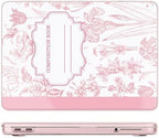DONGKE Compatible with MacBook Neo 13 Inch Case 2026 A3404 A18 Pro chip & Touch ID, Plastic Hard Shell with Keyboard Cover, Screen Protector & Dust Plugs, Blush Composition Book - Image 3