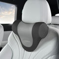 Coverado Car Headrest Pillow, Ergonomic Memory Foam Car Neck Pillow for Driving Seat with Adjustable Strap, Soft PU Leather Breathable Removable Cover Neck Support for Neck Pain Relief by COVERADOAUTO