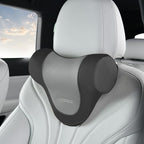 Coverado Car Headrest Pillow, Ergonomic Memory Foam Car Neck Pillow for Driving Seat with Adjustable Strap, Soft PU Leather Breathable Removable Cover Neck Support for Neck Pain Relief by COVERADOAUTO