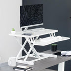 VIVO White 28 in Standing Desk Converter, DESK-V028KW - Image 2