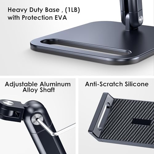 CreaDream Tablet Stand, Heavy Aluminum iPad Stand for Desk - Image 4