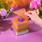 2027 3D Paper Carving Desk Calendar With LED Light (Colorful tree) - Image 2