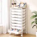 Delamu Rolling Storage Cart with 8 Drawers, Utility Craft Storage Cart by DELAMU