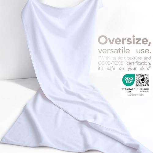 American Soft Linen 100% Cotton Luxury Turkish Towels, 40x80 XL Bath Sheet - Image 3