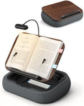 Viozon Lap Book Pillow Stand with Light, Adjustable Beanbag Reading Pillow with Storage, Multi-Angle Book Holder for Hands-Free Reading in Bed or Sofa,Book Lover Essential,Soft Cushion by viozon