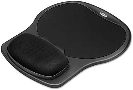 Fellowes Easy Glide Gel Mouse Pad Wrist Rest - Black (93730) - Image 2