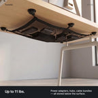 Turonic DM1 Under Desk Cable Management Tray Net Kit 50x25cm 11 lbs - Image 4